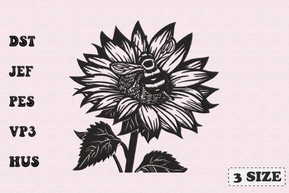 Download Sunflower Embroidery Design - Embroidery Collection