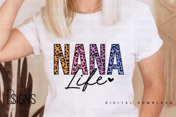 Download Nana Life Grandma Leopard Sublimation - Nana Collection