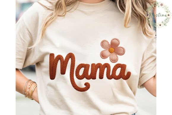 Download Mama Flower Embroidery PNG Clipart - Embroidery Collection