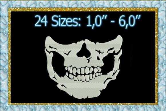 Download Skull Smile Embroidery - Embroidery Collection
