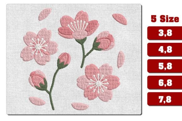 Download Cherry Blossom Machine Embroidery File - Embroidery Collection