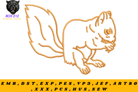 Download Squirrel – Digital Embroidery Design - Embroidery Collection