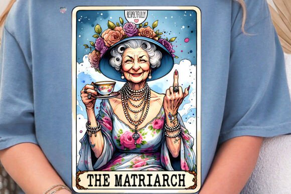 Download The Matriarch Old Lady Tarot Card PNG - Matriarch Collection