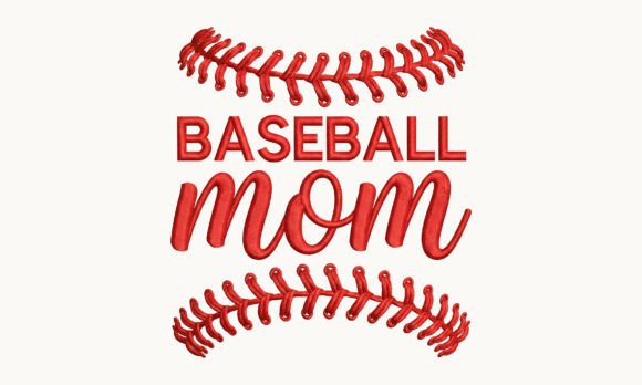 Download Baseball Mom Embroidery Design PNG - Embroidery Collection