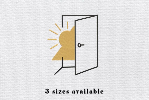 Download Open Door Sunlight Embroidery File - Embroidery Collection