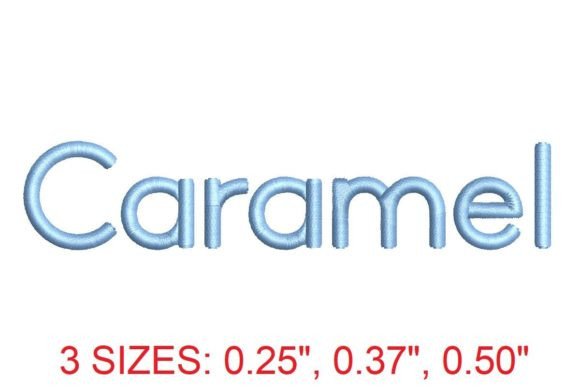 Download Caramel Embroidery Font - Embroidery Collection