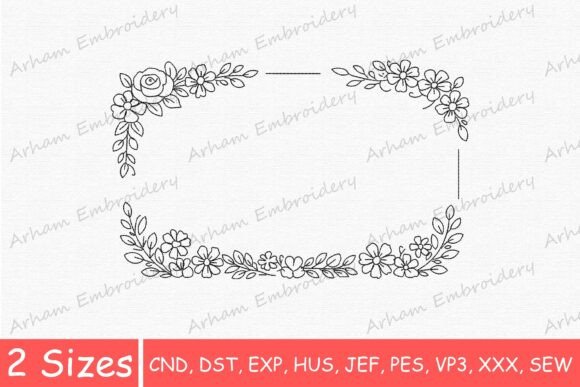 Download Botanical Flower Frame - Premium Resources