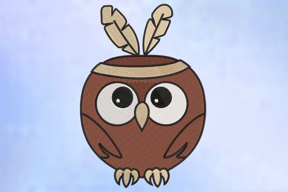 Download Tribal Owl Embroidery Design - Embroidery Collection