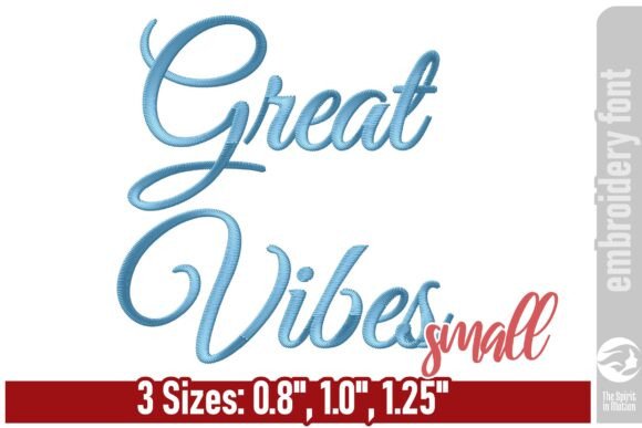 Download Great Vibes Script Embroidery Font - Embroidery Collection