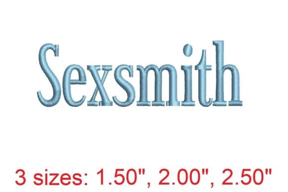 Download Sexsmith Embroidery Font - Embroidery Collection