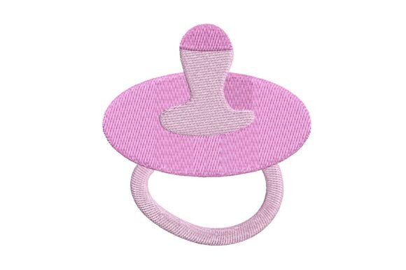 Download Pink Baby Pacifier Embroidery Design - Embroidery Collection