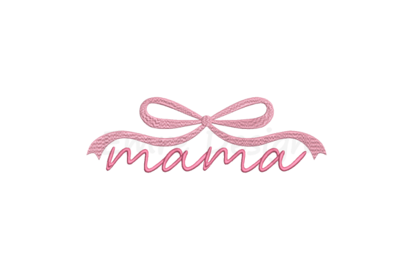Download Coquette Bow Mama Embroidery Design - Embroidery Collection