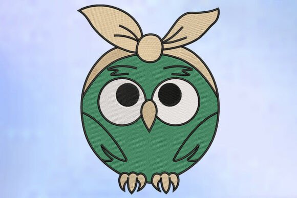 Download Cute Bandana Owl Embroidery Design - Embroidery Collection