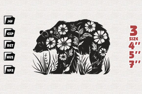 Download Mama Bear Embroidery - Embroidery Collection