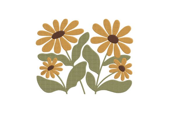 Download Sunflower Embroidery Design - Embroidery Collection
