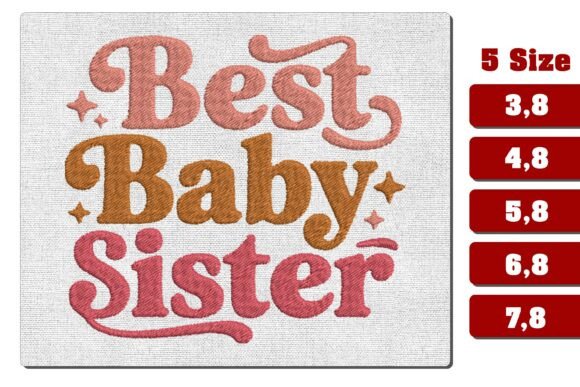 Download Best Baby Sister Machine Embroidery File - Embroidery Collection