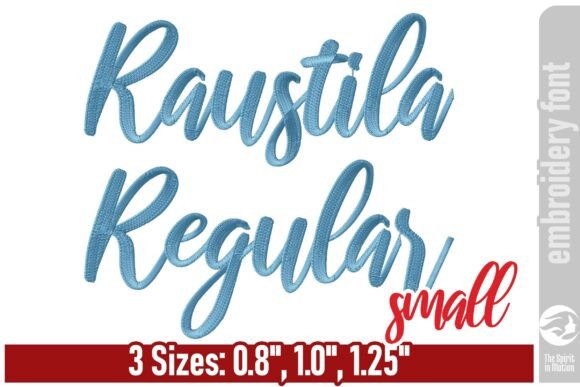 Download Raustila Embroidery Font - Small - Embroidery Collection