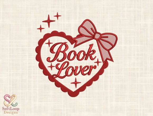 Download Girly Bookworm Machine Embroidery File - Embroidery Collection