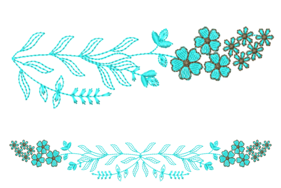 Download Creative Beautiful Flower Embroidery - Embroidery Collection