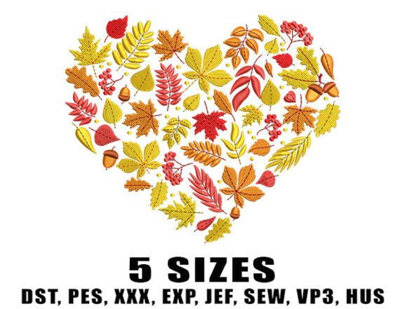 Download Floral Heart Embroidery Design - Embroidery Collection