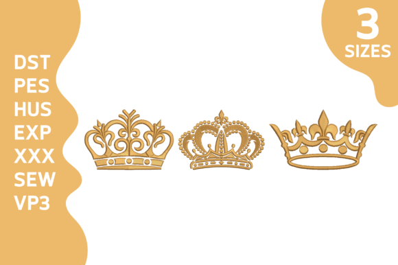 Download Royal Crown Embroidery Bundle - Embroidery Collection