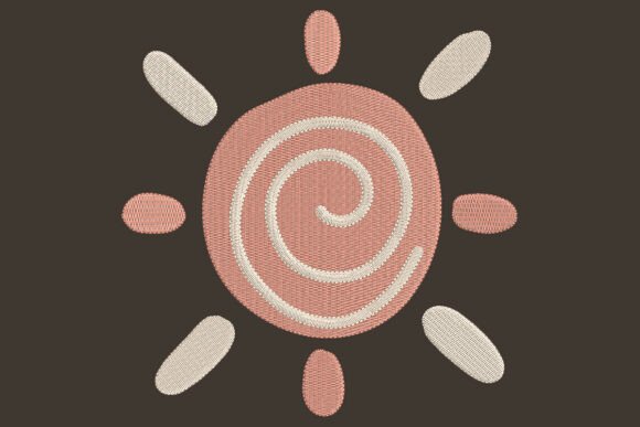 Download Cute Boho Sun Embroidery Design - Embroidery Collection