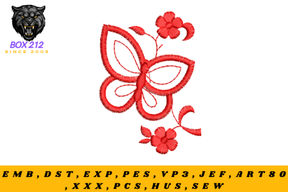 Download Butterfly Digital Embroidery Design - Embroidery Collection