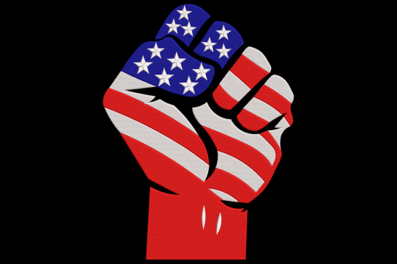 Download Patriotic USA Fist - Premium Resources
